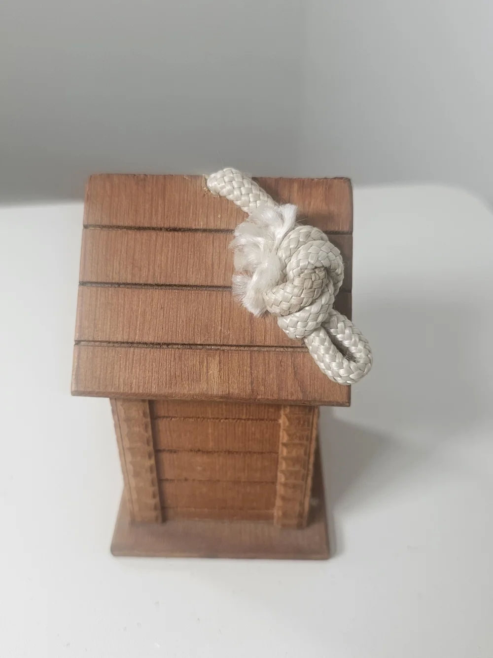 Wooden Small Pet House Ornament - Brown